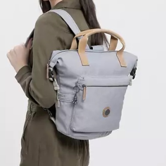 New Kipling Tsuki Small Convertible Backpack Rustic Blue - Picture 2 of 11